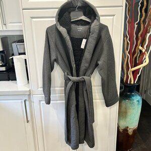COACH LOUNGE ROBE - DARK HEATHER GREY